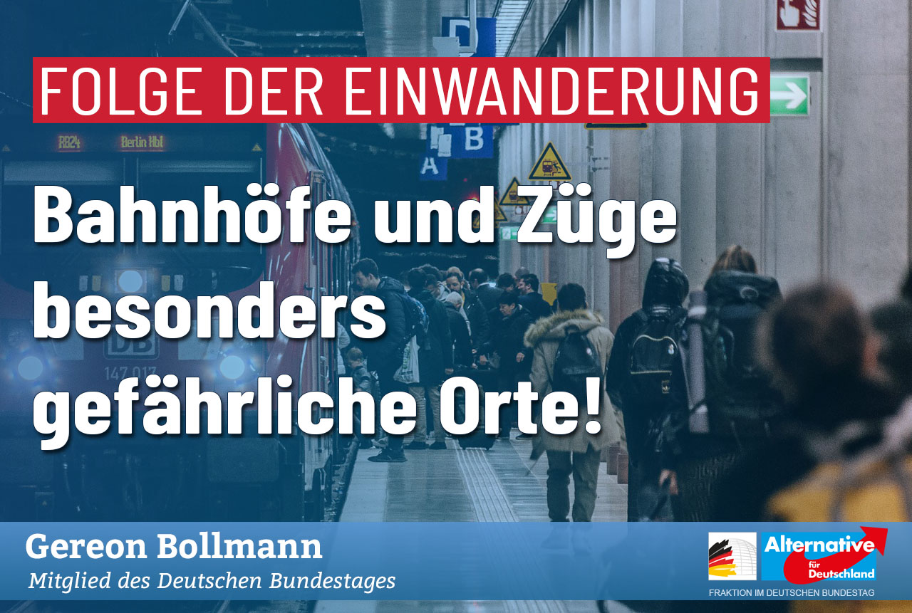 Gewaltverbrechen an Bahnhöfen und in Zügen nehmen erneut um acht